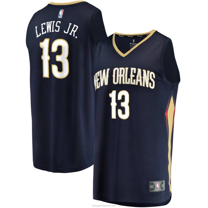 NBA 0F6D18591 pelícanos de nueva orleans kira lewis jr. Camiseta réplica de primera ronda del draft de la Armada de 2020 con selección de descanso rápido.