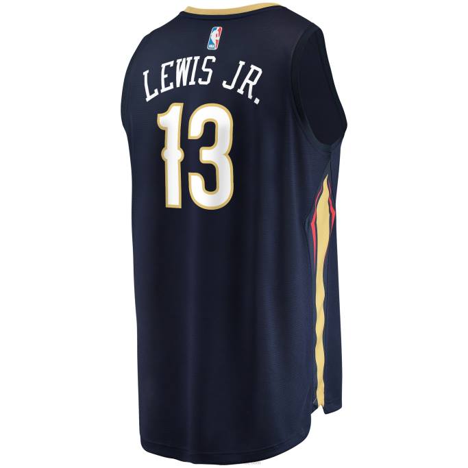 NBA 0F6D18591 pelícanos de nueva orleans kira lewis jr. Camiseta réplica de primera ronda del draft de la Armada de 2020 con selección de descanso rápido.