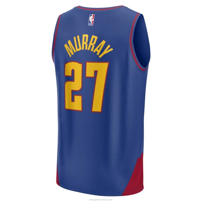 NBA 0F6D16770 denver nuggets jamal murray azul fast break player jersey