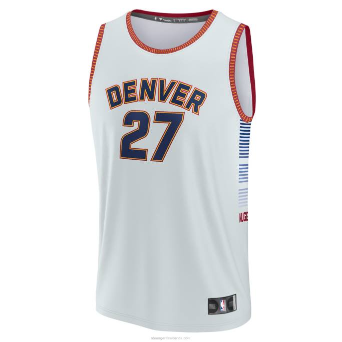 NBA 0F6D16845 denver nuggets jamal murray plata fastbreak jersey