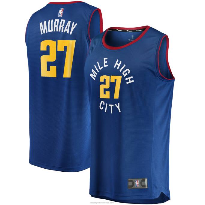 NBA 0F6D16987 denver nuggets hombre azul marino fast break replica playera de jugador