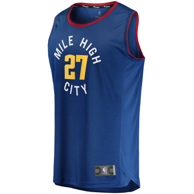 NBA 0F6D16987 denver nuggets hombre azul marino fast break replica playera de jugador