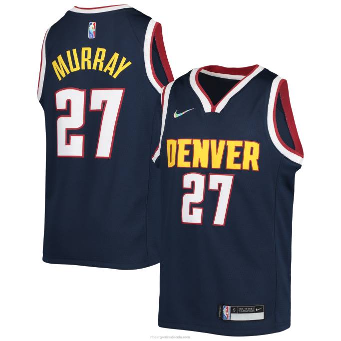 NBA 0F6D17433 camiseta jamal murray denver nuggets nike azul marino diamante swingman