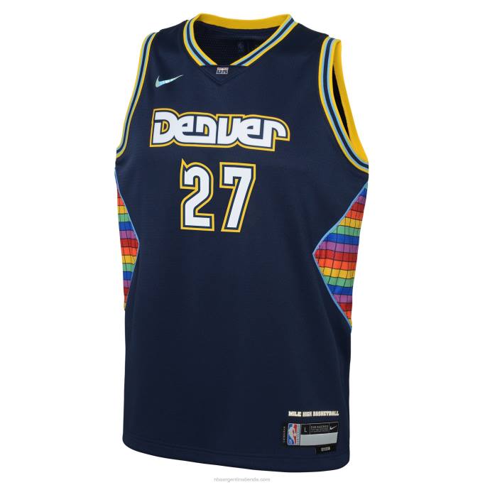 NBA 0F6D17493 camiseta jamal murray denver nuggets nike azul marino swingman