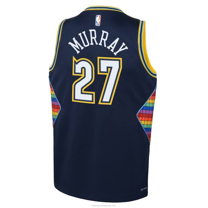 NBA 0F6D17493 camiseta jamal murray denver nuggets nike azul marino swingman