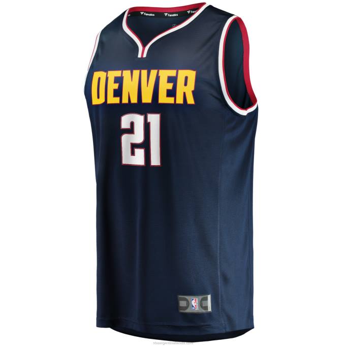 NBA 0F6D17975 denver nuggets collin gillespie camiseta de jugador de ruptura rápida azul marino