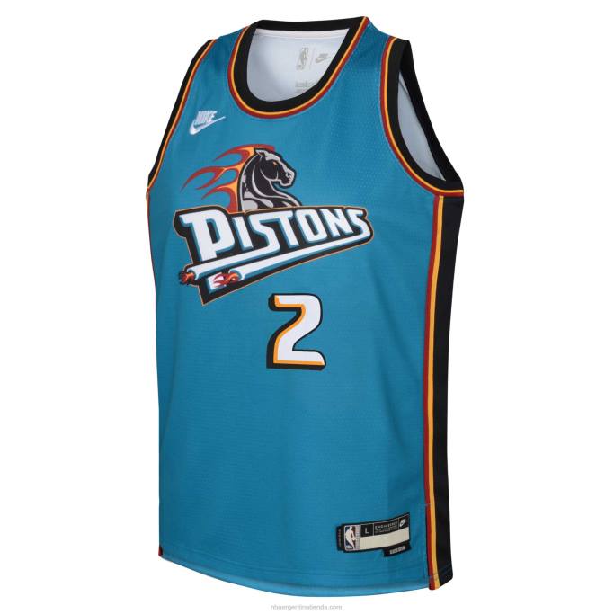NBA 0F6D16757 camiseta detroit pistons cade cunningham nike verde azulado swingman