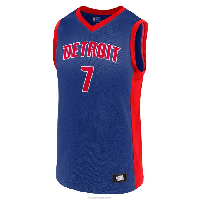 NBA 0F6D17265 camiseta de jugador de los pistones de detroit azul de killian hayes