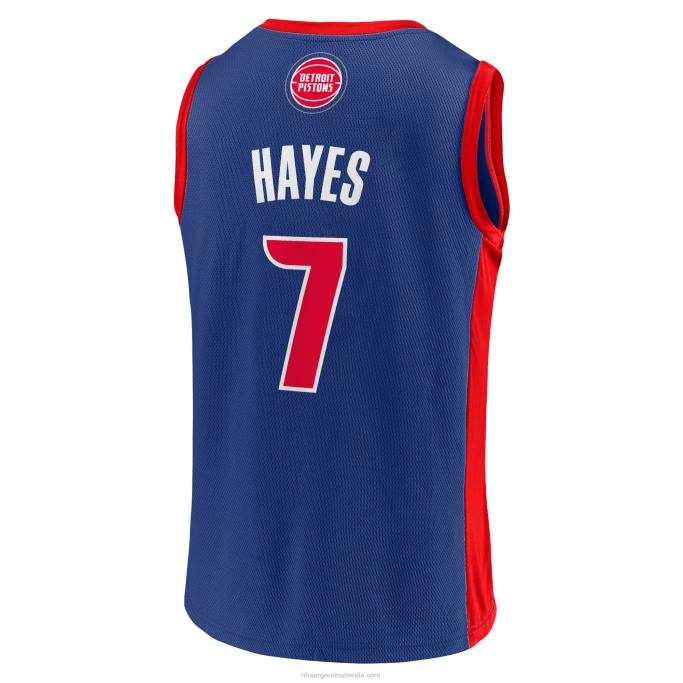 NBA 0F6D17265 camiseta de jugador de los pistones de detroit azul de killian hayes