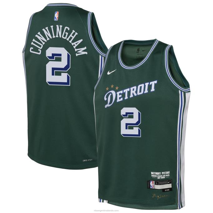 NBA 0F6D17719 camiseta detroit pistons cade cunningham nike verde swingman