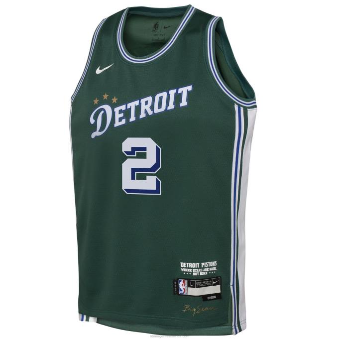 NBA 0F6D17719 camiseta detroit pistons cade cunningham nike verde swingman