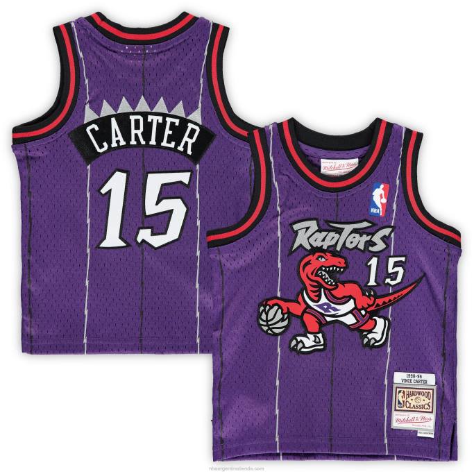NBA 0F6D16846 toronto raptors vince carter púrpura hardwood classics jugador retirado jersey