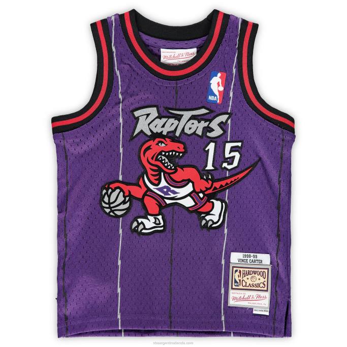 NBA 0F6D16846 toronto raptors vince carter púrpura hardwood classics jugador retirado jersey
