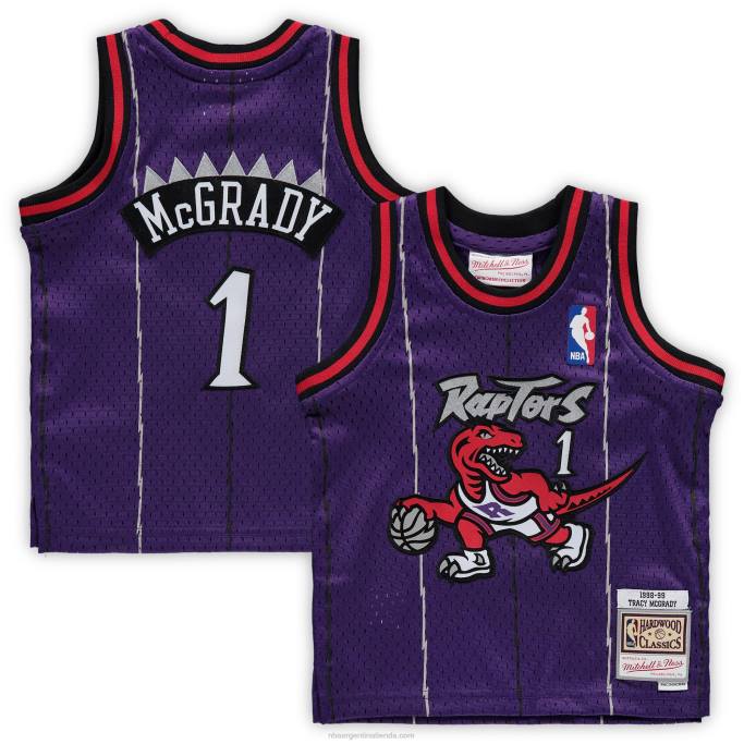 NBA 0F6D17292 toronto raptors tracy mcgrady púrpura clásico de madera dura jugador retirado