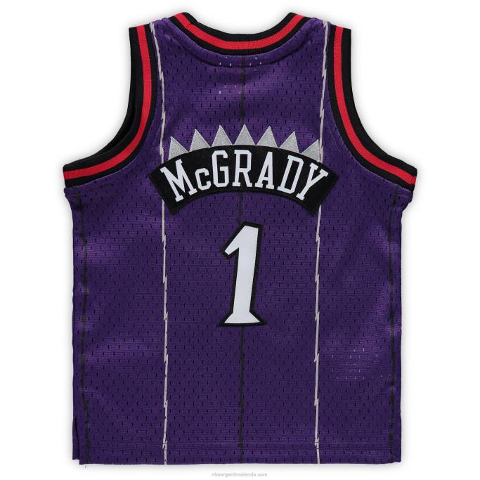 NBA 0F6D17292 toronto raptors tracy mcgrady púrpura clásico de madera dura jugador retirado