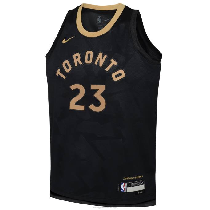 NBA 0F6D17685 camiseta toronto raptors fred vanvleet nike swingman negra