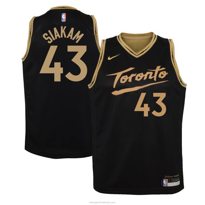 NBA 0F6D17791 camiseta toronto raptors pascal siakam nike swingman negro