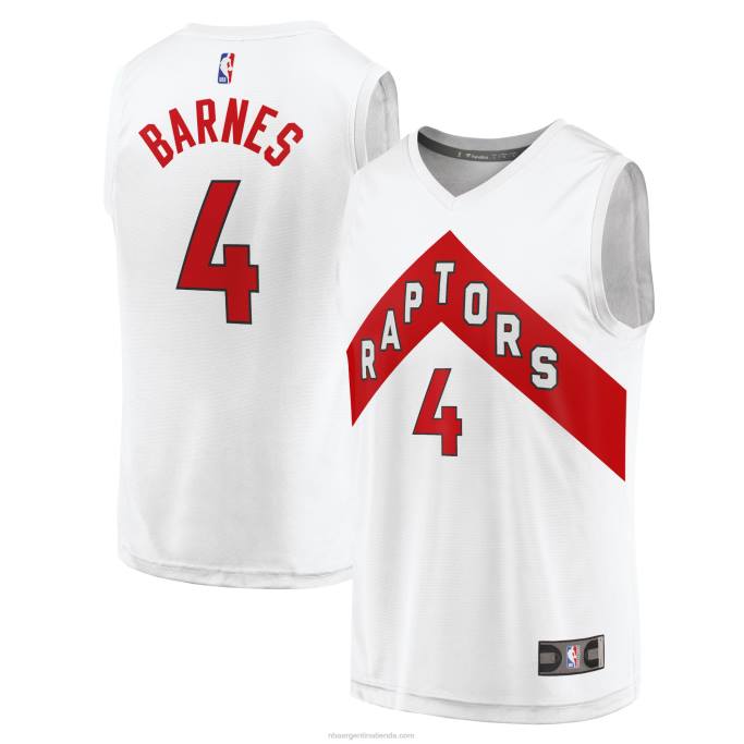 NBA 0F6D17802 toronto raptors scottie barnes blanco fast break player jersey