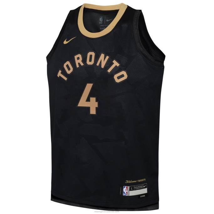 NBA 0F6D18114 camiseta toronto raptors scottie barnes nike negro swingman