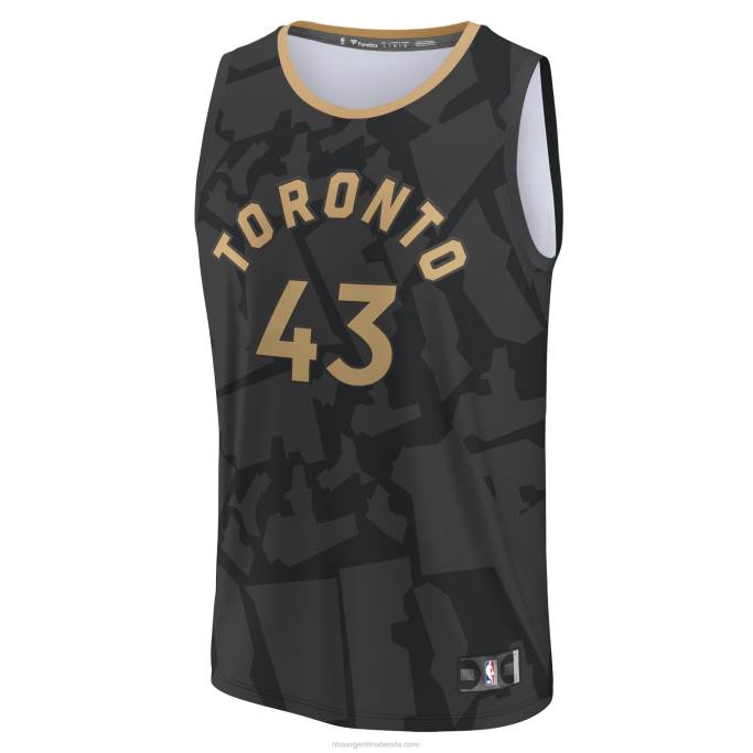 NBA 0F6D18151 toronto raptors pascal siakam negro fastbreak camiseta