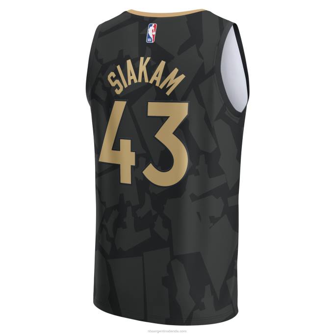 NBA 0F6D18151 toronto raptors pascal siakam negro fastbreak camiseta