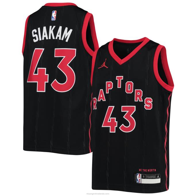 NBA 0F6D18231 toronto raptors pascal siakam jordan marca negro swingman jersey