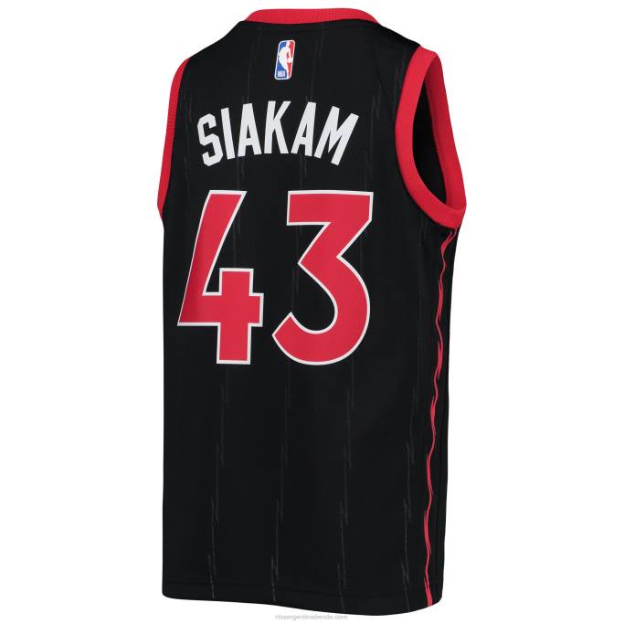 NBA 0F6D18231 toronto raptors pascal siakam jordan marca negro swingman jersey