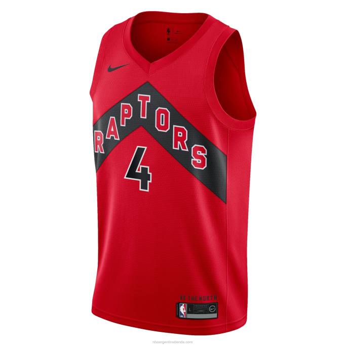 NBA 0F6D18380 camiseta toronto raptors scottie barnes nike rojo swingman