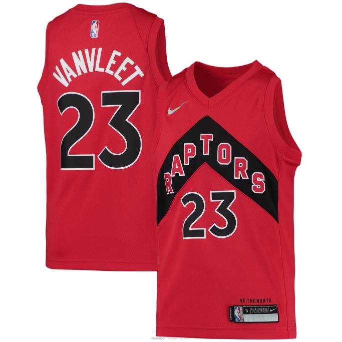 NBA 0F6D18469 camiseta toronto raptors fred vanvleet nike rojo diamante swingman