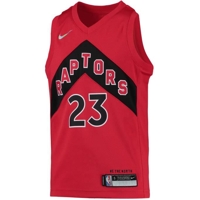 NBA 0F6D18469 camiseta toronto raptors fred vanvleet nike rojo diamante swingman
