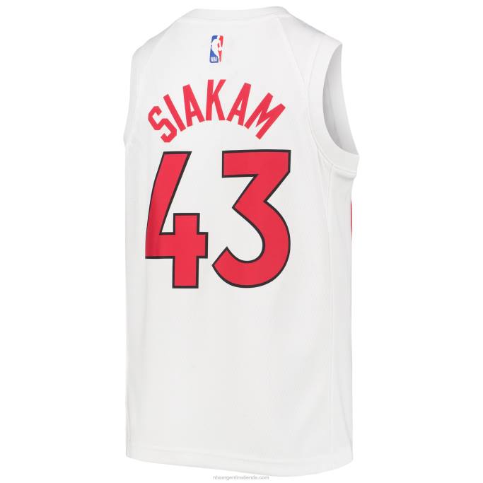 NBA 0F6D18629 camiseta toronto raptors pascal siakam nike blanca swingman