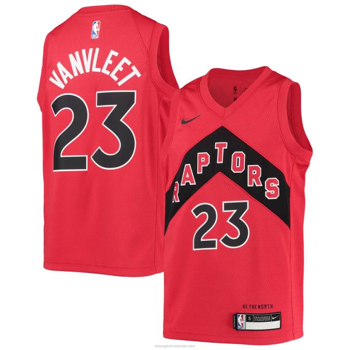 NBA 0F6D18682 camiseta toronto raptors fred vanvleet nike rojo swingman