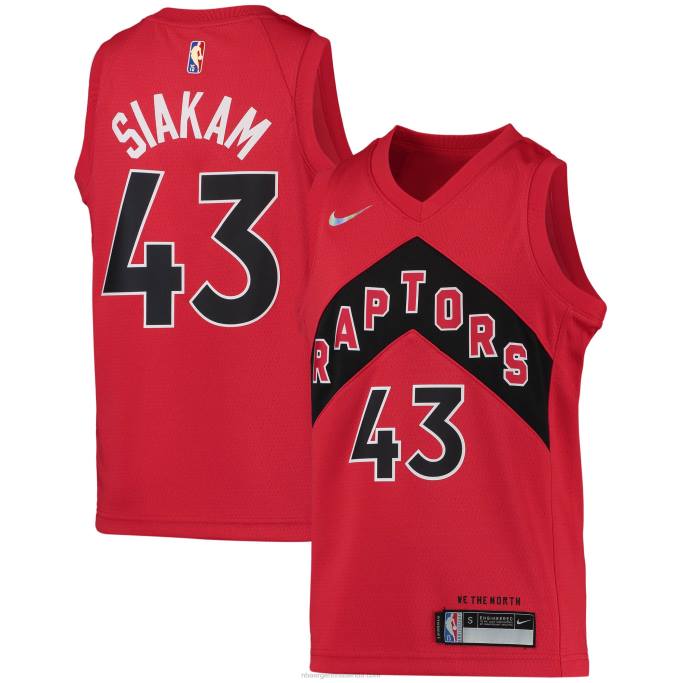 NBA 0F6D18692 toronto raptors pascal siakam nike rojo diamante swingman jersey