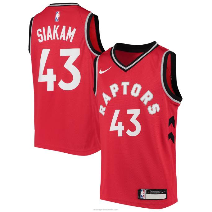 NBA 0F6D19348 toronto raptors pascal siakam nike rojo swingman camiseta
