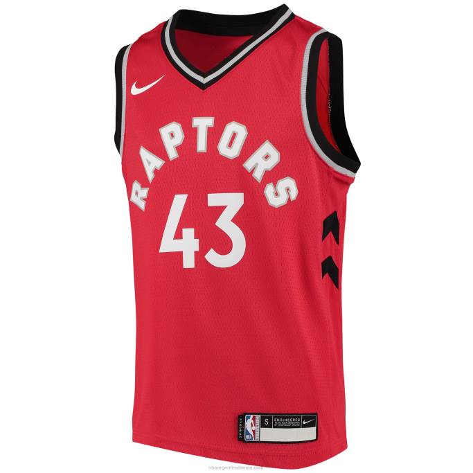 NBA 0F6D19348 toronto raptors pascal siakam nike rojo swingman camiseta