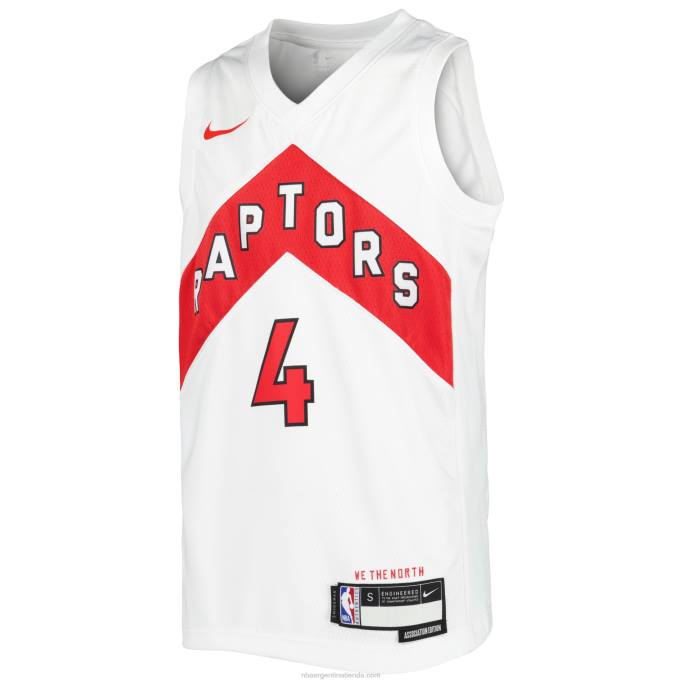 NBA 0F6D19686 toronto raptors scottie barnes nike blanco swingman jugador jersey