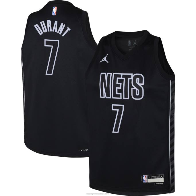 NBA 0F6D16807 brooklyn nets kevin durant jordan marca negro swingman jersey