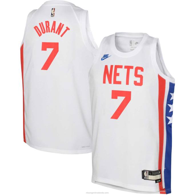 NBA 0F6D16967 camiseta de los brooklyn nets kevin durant nike blanca swingman