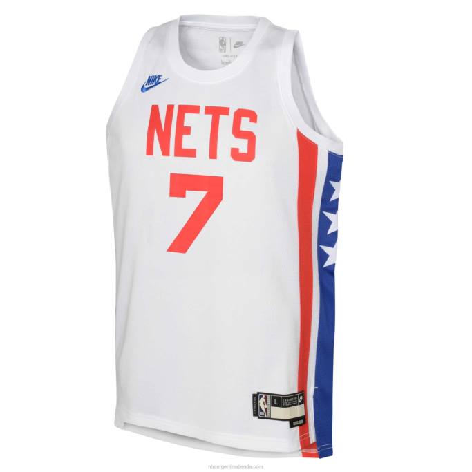NBA 0F6D16967 camiseta de los brooklyn nets kevin durant nike blanca swingman