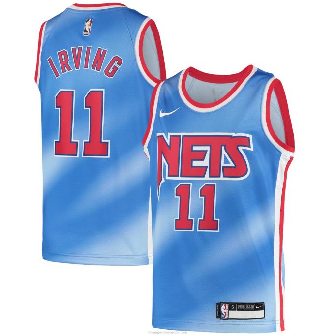 NBA 0F6D16972 camiseta nike azul claro kyrie irving de los brooklyn nets