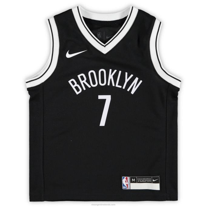 NBA 0F6D17008 Preschool Brooklyn Nets Kevin Durant Nike camiseta negra