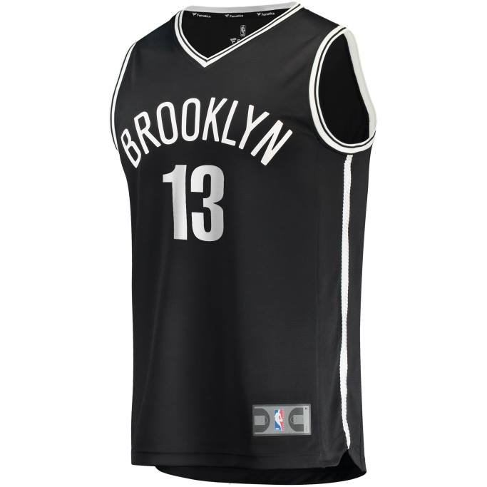 NBA 0F6D17074 camiseta réplica de james harden negra de los nets de brooklyn