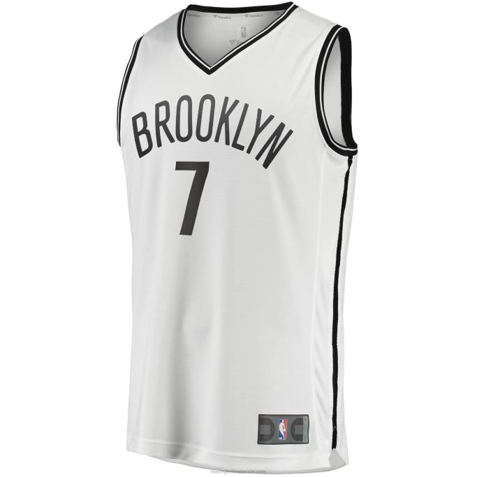 NBA 0F6D17254 brooklyn nets kevin durant camiseta blanca de jugador de quiebre rápido