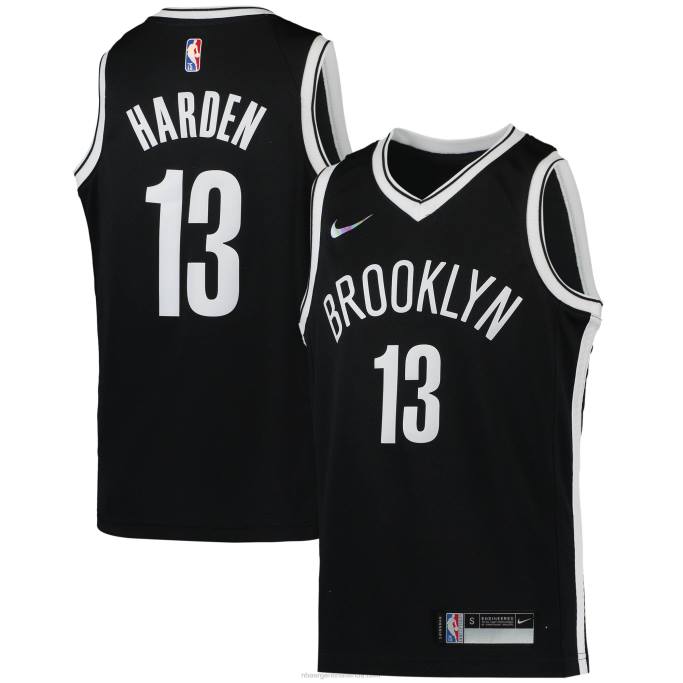 NBA 0F6D17773 brooklyn nets james harden nike negro diamante swingman jersey