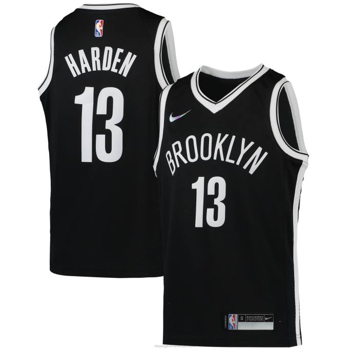 NBA 0F6D17773 brooklyn nets james harden nike negro diamante swingman jersey