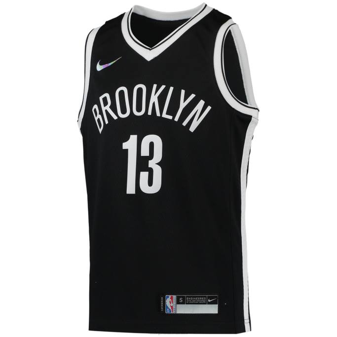 NBA 0F6D17773 brooklyn nets james harden nike negro diamante swingman jersey