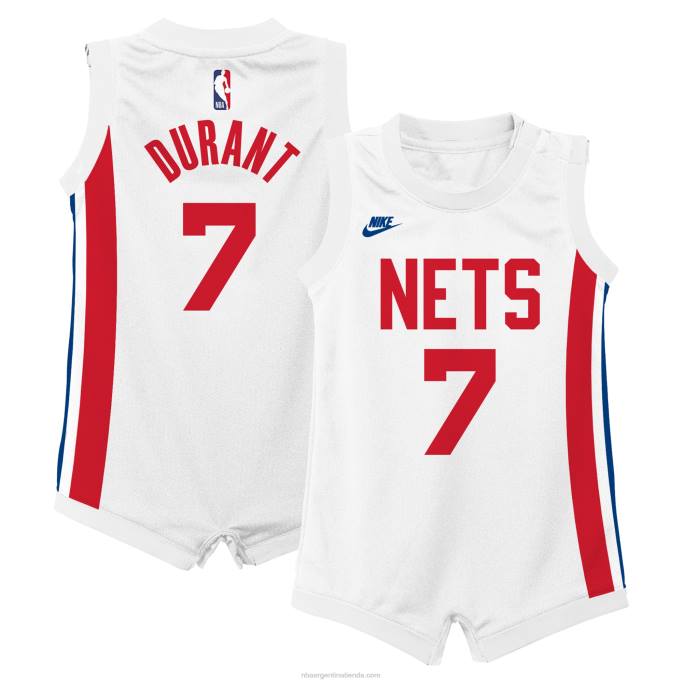NBA 0F6D17945 camiseta de los brooklyn nets kevin durant nike blanca swingman