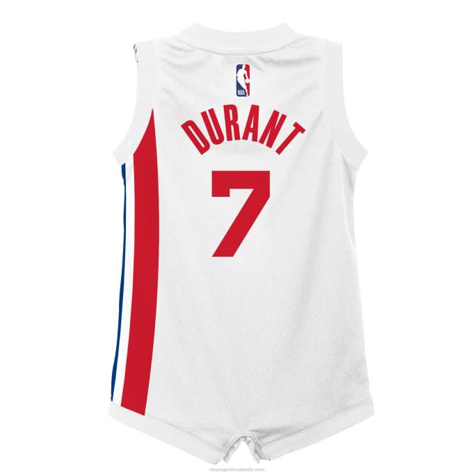 NBA 0F6D17945 camiseta de los brooklyn nets kevin durant nike blanca swingman