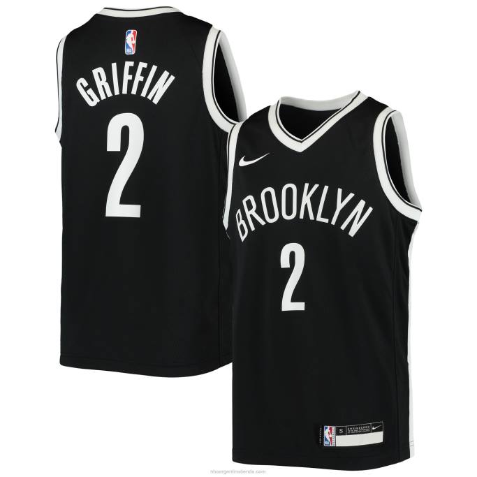 NBA 0F6D18130 camiseta brooklyn nets blake griffin nike negro swingman