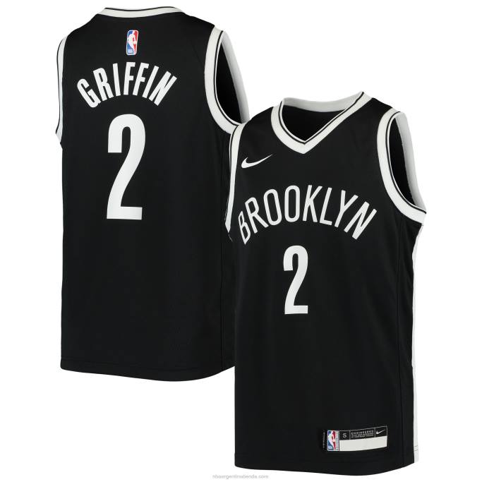 NBA 0F6D18130 camiseta brooklyn nets blake griffin nike negro swingman